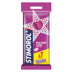 Stimorol Chewing-gum Wild Cherry 7 paquets 98g