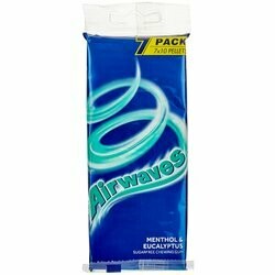 Wrigley&#39;s Airwaves Chewing-gum menthol &amp; eucalyptus 7 paquets 98g