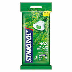 Stimorol Max Splash Chewing-gum à la menthe verte 3x22g 66g