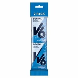 V6 Chewing-gum à la menthe poivrée 2 paquets 48g