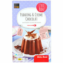 Betty Bossi Fairtrade Mélange pour pudding & crème au chocolat 3x100g