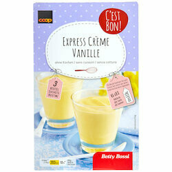 Betty Bossi Mélange pour crème à la vanille express 3x100g 225g