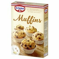 Dr. Oetker Préparation pour muffins aux pépites de chocolat 380g