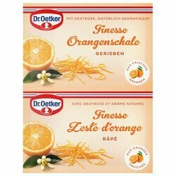 Dr.Oetker Finesse Zeste d'orange râpé 2 x6 g. 12g