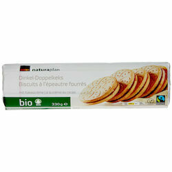 Bio Fairtrade Biscuits fourrés à la crème de cacao 330g