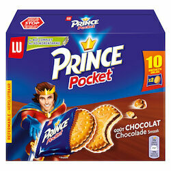 Lu Snacks Biscuits au chocolat 10 paquets 400g
