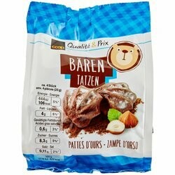 Mini pattes d&#39;ours 60g