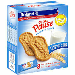 Roland Biscuits Petite Pause au lait &amp; céréales 280g