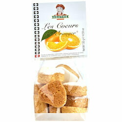 Tante Agathe Biscuits en coeurs à l&#39;orange 130g