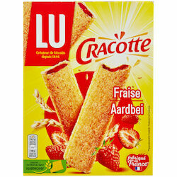 Lu Barres de céréales Cracotte fourrées à la fraise 216g