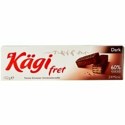 Kägi fret Mini gaufrettes au chocolat noir 128g