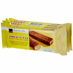 Miletto Fairtrade Gaufrettes 4 paquets 166.4g