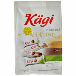 Kägi Mini gaufrettes au chocolat assorties 250g