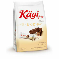 Kägi Mini gaufrettes au chocolat assorties 250g