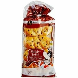 Petits pains au lait avec chocolat 8 pièces 280g