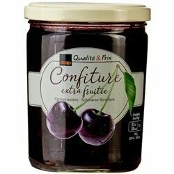 Confiture aux cerises noires 460g