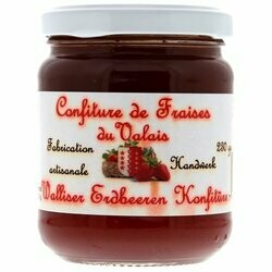 Pitteloud-Fruits confiture fraises 230g