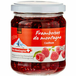 Pro Montagna Confiture aux framboise  240g