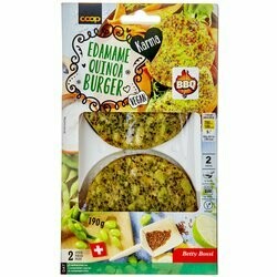 Karma Betty Bossi Burgers à l'edamame & quinoa 2 pièces 190g