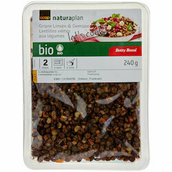 Bio Lentilles vertes &amp; légumes en conserve 240g