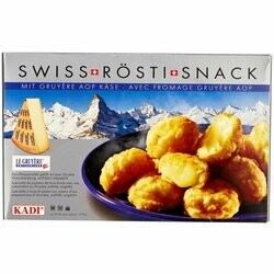 Kadi Swiss Snack de rösti &amp; gruyère AOC 270g