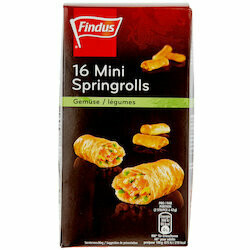 Findus Mini Springrolls aux légumes surgelés 16 pièces 336g