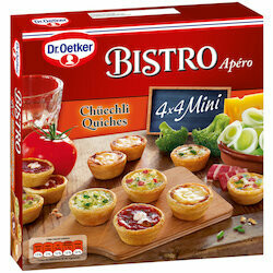Dr.Oetker Bistro Mini quiches assorties 16 pièces 260g