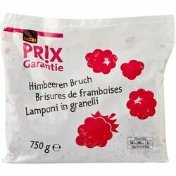 Brisures de framboises surgelées 550g