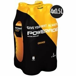 Powerade Brevage sportif à l&#39;orange 4x50cl 1x200cl