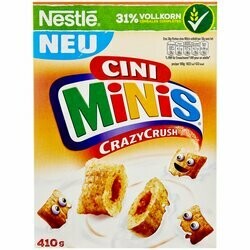 Nestlé Flocons de céréales Cini-Minis Crazy Crush 410g