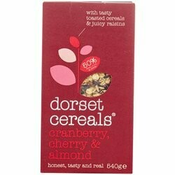 Dorset Céréales muesli aux canneberges, cerises & amandes 540g