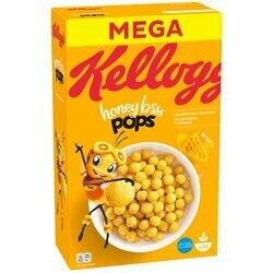 Kellogg's Céréales Honey Bsss Pops 600g