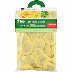 Bio Betty Bossi Tortellinis au ricotta &amp; épinards 500g