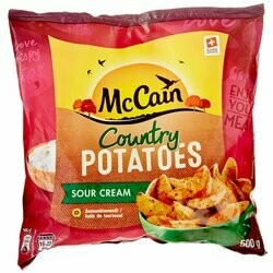 McCain Country Potatoes Sour Cream surgelés 500g