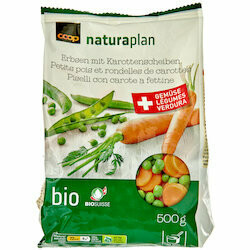 Naturaplan Bio Petits pois & carottes surgelés 500g
