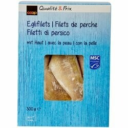 Filet de perche MSC avec peau 300g