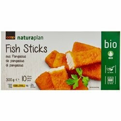 Bio Croustilles de pangasius surgelées 10 pièces 300g