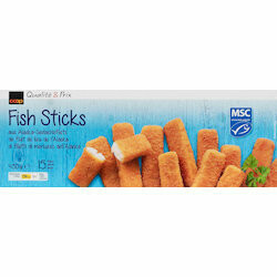 Fish Sticks de lieu MSC surgelés 450g