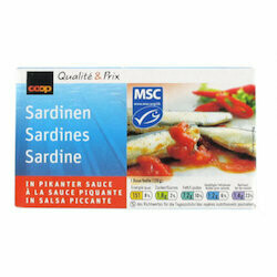 MSC Sardines en sauce piquante 120g