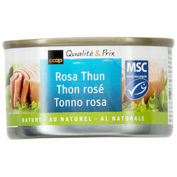 Thon rose au naturel MSC 80g