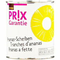 Tranches d'ananas 490g