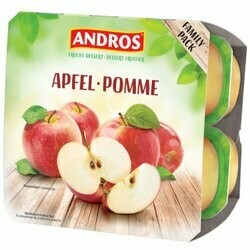 Andros Compotes aux pommes 8x100g