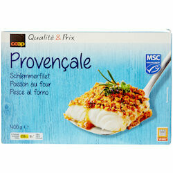 Poisson MSC au four provençale surgelé 400g