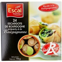 Escal Escargots surgelés 24 pièces 194g