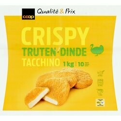 Escalopes de dinde croustillante surgelées 1Kg