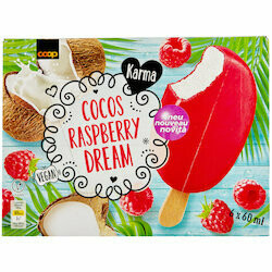 Karma Bâtonettes glacés à la noix de coco &amp; framboise 6 pièces 360ml
