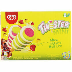 Mini sucettes glacées Max Twister 8 pièces 400ml
