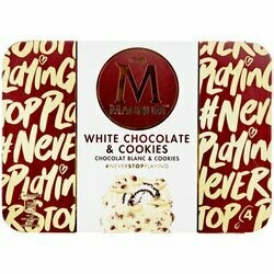Magnum Mini bâtonnets de glace au chocolat blanc &amp; cookies 4 pièces 440ml