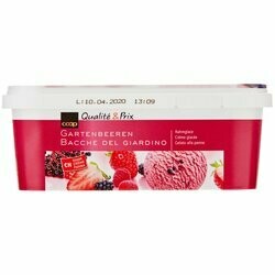 Glace double crème aux baies jardin 900ml