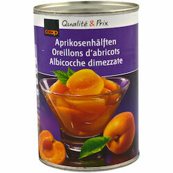 Demi abricots en conserve 240g